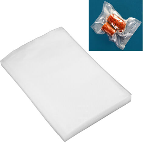 [50 Bolsas al vacío] Material compuesto para zumos 17 x 25 cm Excelente sellado para el hogar y los viajes (1/5)