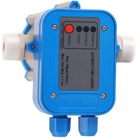 [Controlador automático de bomba] [OBC TECH] [MOD-1P300] [Protección sin marca] – Regulador de presión eléctrico para bombas de agua, arranque/parada automáticos, protección contra funcionamiento en s (1/5)