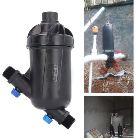Rejilla filtrante en Y de plástico de 2,54 cm (1 pulgada) con rosca externa para riego por aspersión y goteo agrícola.