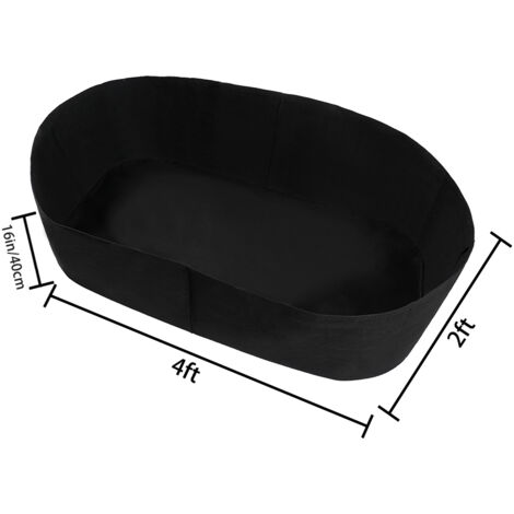 Huerto elevado instantáneo AeroFlow fabricado en tela negra (1 unidad) (1/3)