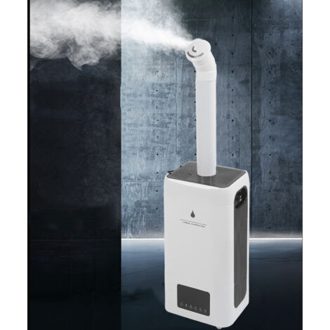 Humidificador cerámico profesional para habitaciones grandes de hasta 200 m²  Capacidad de 23,8 l  Caudal de aire de 2000 ml/h  Control inteligente de humedad  ABS  Alimentación eléctrica estadouniden