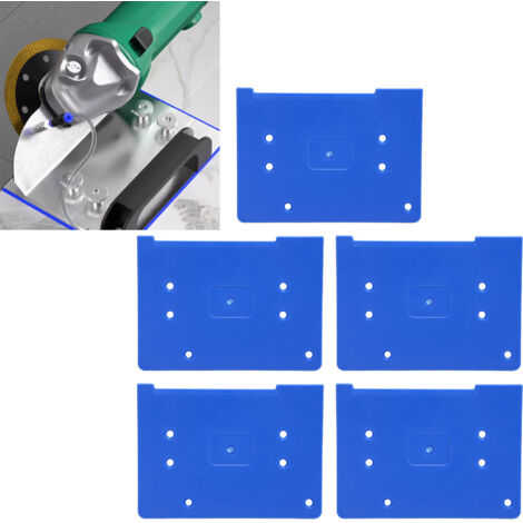 [Accesorios para amoladora angular] [5 placas base resistentes a los arañazos] para biselar azulejos (1/5)