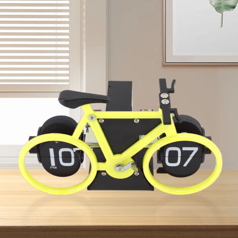 Reloj plegable vintage para bicicleta – metal, amarillo (500 g) – 2 pilas AA – Manual de instrucciones en inglés (1/5)