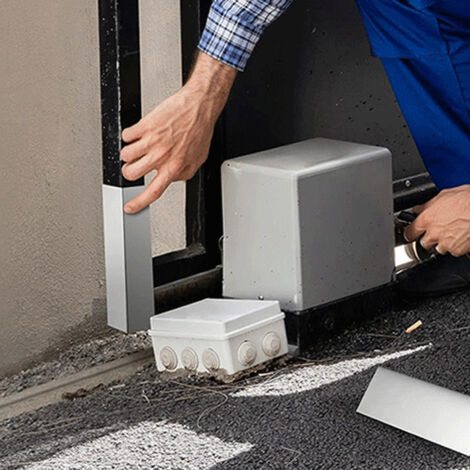 Juntas de aluminio para puertas de garaje, resistentes a la intemperie, 4 piezas, 15 x 4,5 cm, para ventanas de puertas de garaje. (1/5)