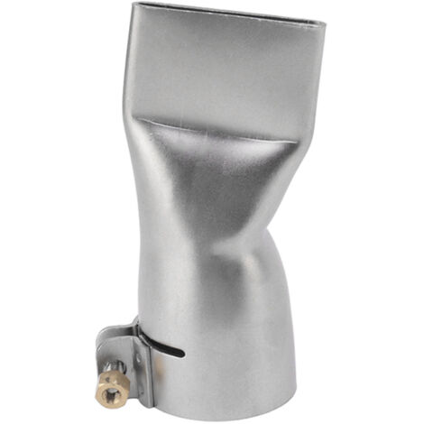 Boquilla de soldadura de acero inoxidable de alta temperatura para PVC: boquilla triangular plana para soldar láminas de plástico gruesas con una pistola de aire caliente, herramienta de soldadura pro