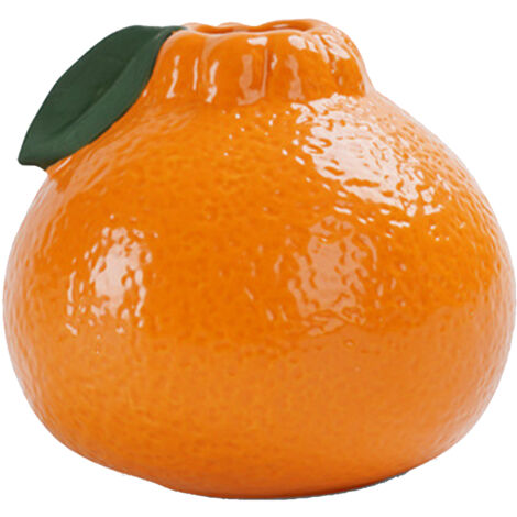 Jarrón de cerámica 'Orange Glow' - Maceta para plantas hidropónicas, decoración para oficina y sala de estar, estilo INS creativo, embalaje seguro (poliestireno + cartón)