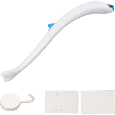 [Dispositivo de limpieza] – 1 mango + 3 accesorios + 12 filtros desechables especiales – Elimina manchas en las esquinas, diseño curvo, cepillo para inodoro que no necesita limpieza posterior (1/5)