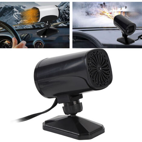 Calefactor para vehículos, calefacción y ventilación, descongelación de ventanas y deshumidificación, unidad compacta, 150 W, 24 V, negro (1/5)