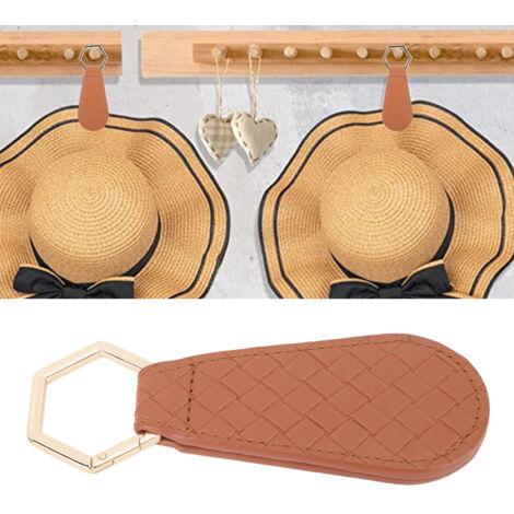 Magnetischer Kappenclip – Reiseclip aus PU-Leder für Damen- und Herrentaschen (1/5)