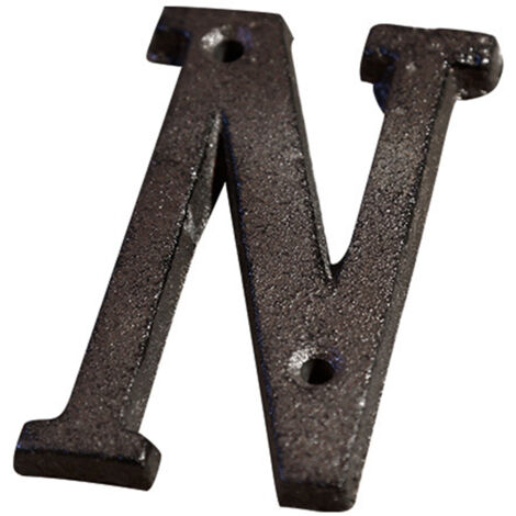Letrero de hierro forjado para casa  Números y letras de metal inoxidable  Juego completo A-Z 0-9 con & y /