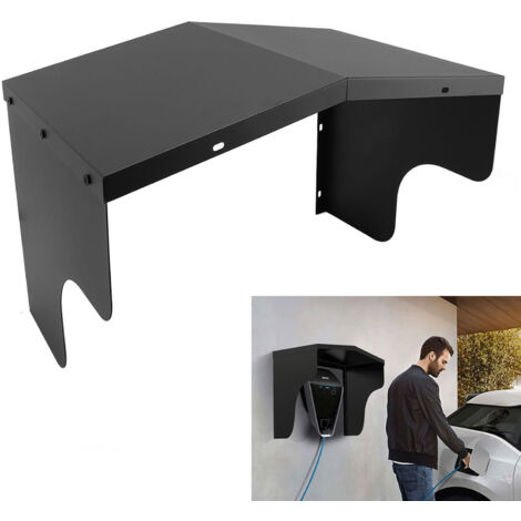 Techo protector para estaciones de carga de vehículos eléctricos fabricado en acero inoxidable al carbono [Techo para estaciones de carga Protección contra la intemperie Fácil montaje Dimensiones 1