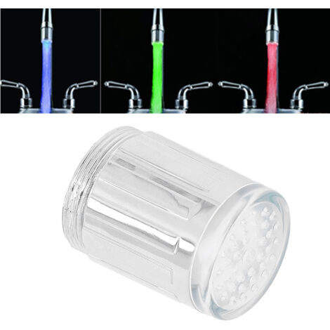 Grifo LED iluminado, ducha de mano con cambio de color RGB y control de temperatura para accesorios de cocina y baño. (1/5)