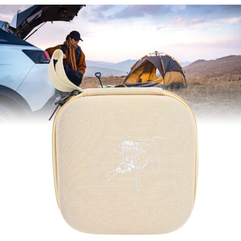 Caja de almacenamiento para hornillos Impermeable y resistente a los golpes Portátil, fabricada en EVA Accesorio para acampar, hacer senderismo y picnics (1/5)