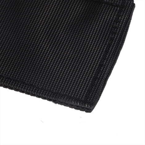Aufbewahrungstasche für Autositze [Kofferraum-Organizer], 2-teiliges Set aus schwarzer Baumwolle (40 x 25 cm) – mit Halterung für Handy und Flasche (1/5)