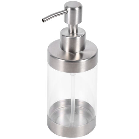Dispensador de jabón líquido de acero inoxidable 304 – 350 ml – Dispensador económico para cocina, baño y oficina. (1/5)