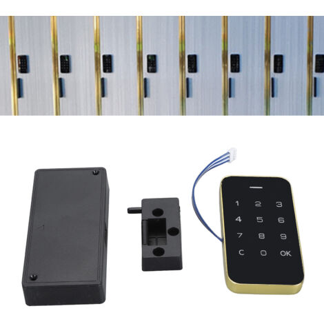 Cerraduras electrónicas de seguridad con pantalla táctil - Modelo C20 - ABS y acero inoxidable - Dimensiones 115x69x23 mm - Para armarios y taquillas (1/5)