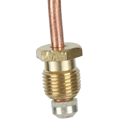 Kit de seguridad con termopar para cocinas de gas: incluye sonda y 5 tuercas adaptadoras, longitud 1500 mm. Protege contra fugas y fallos de llama.
