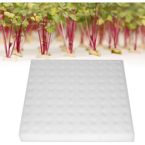 Esponjas para cultivo hidropónico, paquete de 100 unidades – Esponjas de PU para germinación y propagación, cuadradas de 25 x 24 cm, para jardín e invernadero.