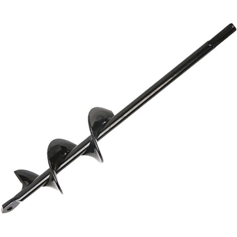 Juego de brocas de acero – 9 tamaños (4 x 22 cm, 8 x 45 cm, etc.) – Juego de 1 pieza – Negro (1/5)