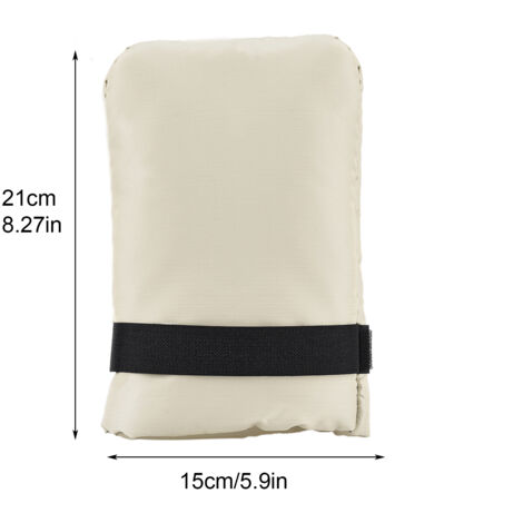 Cubierta para grifo exterior – Tela Oxford 210D – 15 x 21 cm / 18 x 25 cm – Negro, Gris, Beige – 1 pieza (1/3)