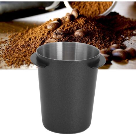 Dosificador de precisión de acero inoxidable de 58 mm en color negro para portafiltros – Fácil dosificación de café – Duradero e higiénico (1/5)
