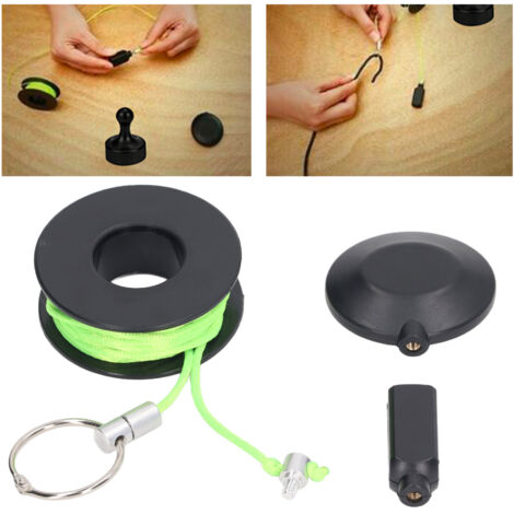 [Kit magnético para tendido de cables] Kit de herramientas magnéticas para el tendido de cables con cables de nailon: sistema de navegación para instalaciones eléctricas en paredes. (1/5)