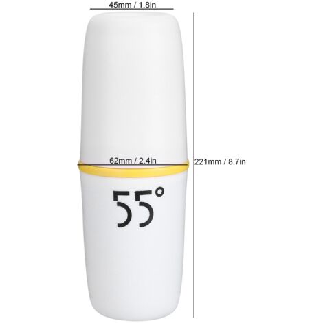Taza inteligente de enfriamiento rápido (280 ml), modelo de 55 °C, portátil, fabricada en acero inoxidable 304 con doble aislamiento para café y deportes. (1/5)