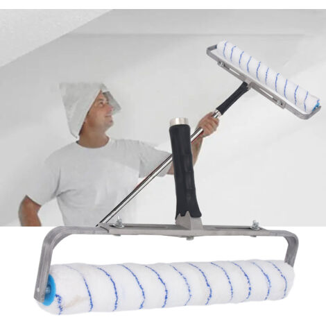 Rodillo de pintura [18 pulgadas / 45,7 cm] + [1/2 pulgada / 12 mm de pelo] + [Aluminio profesional] + [Apto para todo tipo de pinturas]