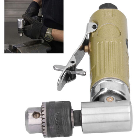 Taladro neumático angular de 90° – máquina de taladrado y roscado – aleación de zinc – portabrocas de 3/8" – 25.000 rpm