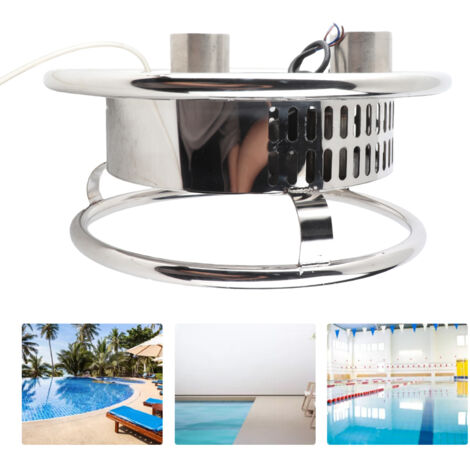 Dispositivo de entrenamiento de natación a contracorriente G2 con rosca interna, lámpara de 12 V, entrenador fijo Surf fabricado en cobre y acero inoxidable.