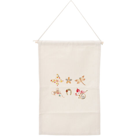 Organizador colgante para insignias y banderas, ideal para el hogar y la oficina, fabricado en madera, tamaño M (45,5 x 27,3 cm).