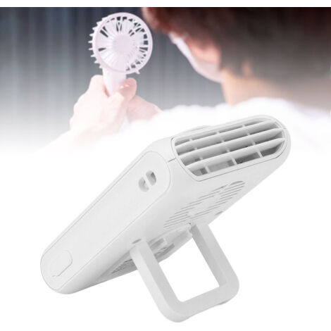 [Ventilador portátil] Ventilador de correa sin marca con clip, ventilador trasero con motor sin escobillas de 6600 RPM, batería de litio de 2000 mAh, recargable por USB (6 horas), multifuncional (cint (1/5)