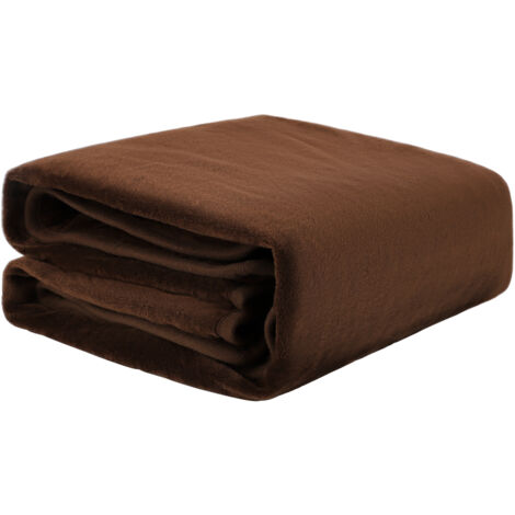Heizkissen – Tragbares Flanell-Heizkissen mit Carbonfaserbeschichtung – Waschbare USB-Heizdecke für Camping, Büro und Zuhause – Maße: 100 x 70 cm, Farben: blau, grau, braun (1/5)