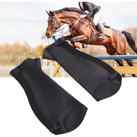 Calentadores de piernas para adultos – Polainas de montar – Botas de montar de microfibra – Polainas de montar talla 3XL (1/5)