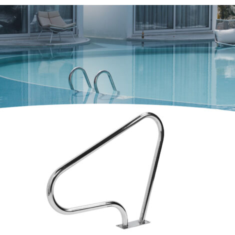 Barra de seguridad de acero inoxidable 304 para piscinas – Barandilla antideslizante en ángulo para spas y parques acuáticos