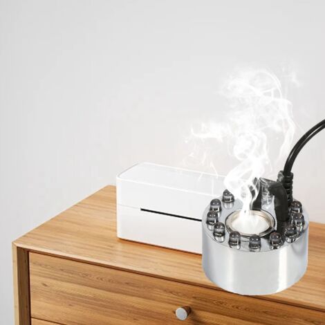 Fuente atomizadora ultrasónica LED de 24 V con función de cambio de color y distribuidor de niebla. (1/5)