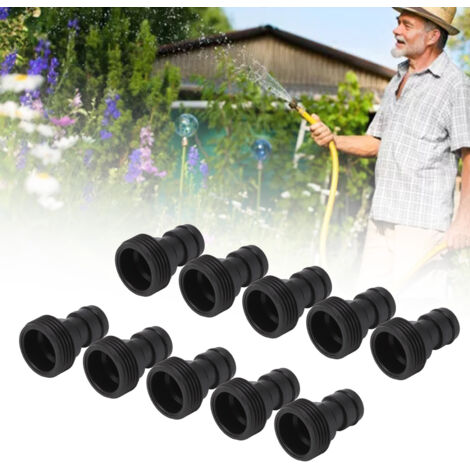 Juego de 10 acoplamientos rápidos ManoMano G3/4 de 25 mm para mangueras (rosca macho) (1/5)