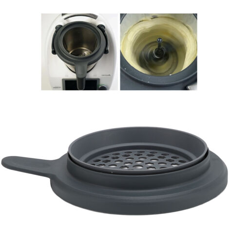 Tamiz de harina con tapa para Thermomix TM5/TM6 PP, conjunto seguro y versátil para hornear y cocinar. (1/5)