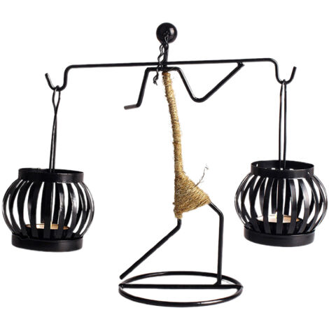 Farol decorativo de hierro para velas (Tipo D) – figura de niña de alambre para sala de estar y diseño de interiores