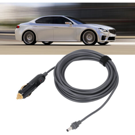 Cable de alimentación de CC IP68 de 20 AWG para vehículos: adaptador para encendedor de cigarrillos con conexión directa para autobuses, camiones, furgonetas y barcos (5 m). (1/5)