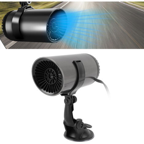 Calefactor/desempañador portátil PTC para coche AERPRO de 150 W con soporte de liberación rápida para vehículos de 12 V (ABS) (1/5)
