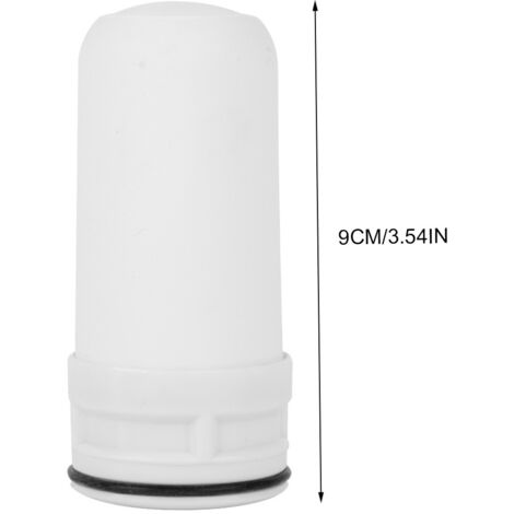 Keramik-Wasserfilter für die Küche – 1-stufiger weißer Keramik-Reinigungsfilter (9 cm) zur Reduzierung von Chlorid und Metallen (1/5)