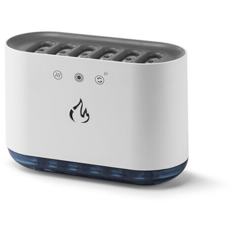Humidificador de mesa USB Dynamic Essential de 900 ml con 6 varillas difusoras, 6 modos, temporizador de 10 horas y pantalla LED de 7 colores para dormitorio, oficina y viajes – Sin marca (1/5)
