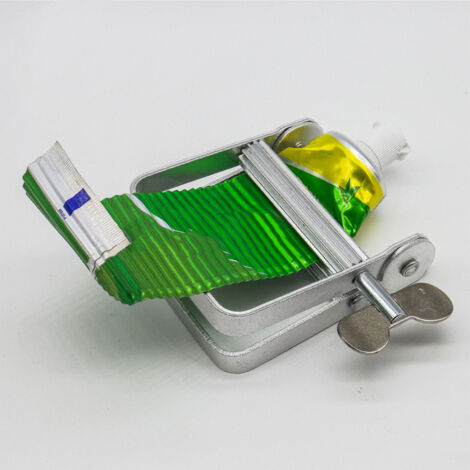 EX-PRO Professional 150g Metall-Extrusionstube, Aluminiumkörper, Eisengriff, Pressextraktor für Bürsten, Cremes & Zahnpasta, Mehrzweckspender, Künstlerischer Salon, Haarkosmetik, Vielseitige Farbe