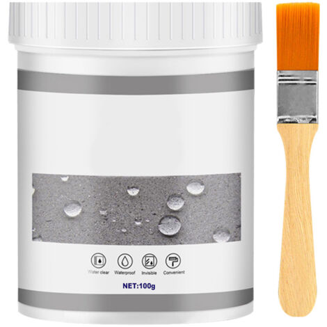 Sellador aislante impermeable PRO – Silicona – Incoloro – 30 g/100 g/300 g con pincel (1/5)