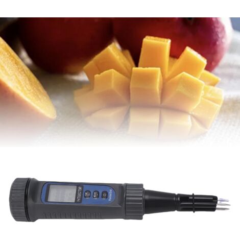 Hochpräzises 4-in-1-pH-, EC-, TDS- und Temperaturmessgerät für Lebensmittel, Boden und Kosmetika mit Eindringelektrode und automatischer Temperaturkompensation (1/5)