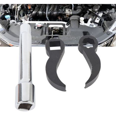 Juego de adaptadores de varilla de palanca Pro – Juego de 3 adaptadores de cromo vanadio de 8 puntas y 1/2" para reparaciones automotrices (1/5)