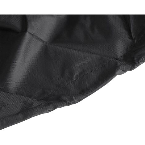 Funda protectora en forma de L para cintas de correr y equipos de fitness, impermeable, resistente al sol y al polvo, 206 x 94 x 170 cm, poliéster plateado-negro, incluye bolsa de almacenamiento.