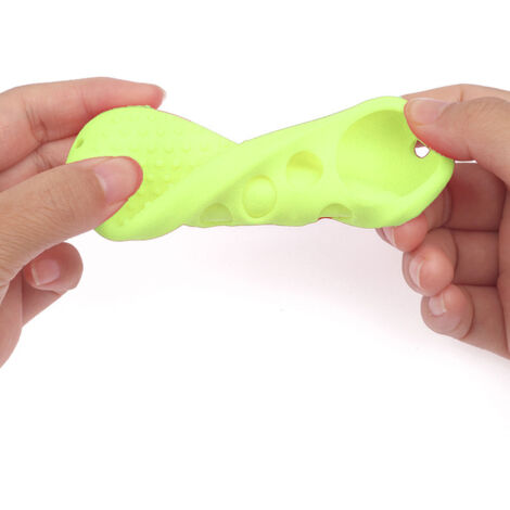 Silikon-Schutzhülle für Chromecast mit Google TV Controller – Fluoreszierendes Grün (1/5)