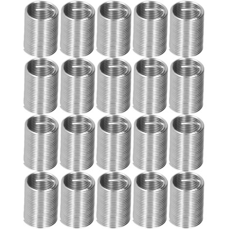 Gewindereparatur – 20 Spiraleinsätze M14 x 1,25 SUS304 – Erweiterungs-Steckschlüsselsatz mit Gewindereduzierstück (1/5)